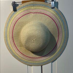 Colorful Striped Toddler Sun Hat 2-4T
